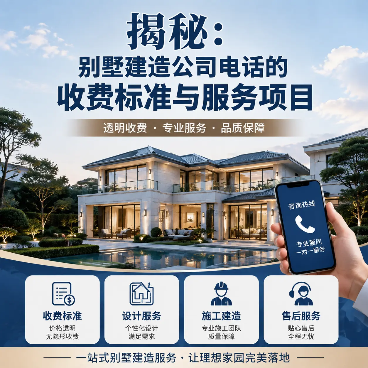 揭秘：江苏别墅建造公司电话的收费标准与服务项目