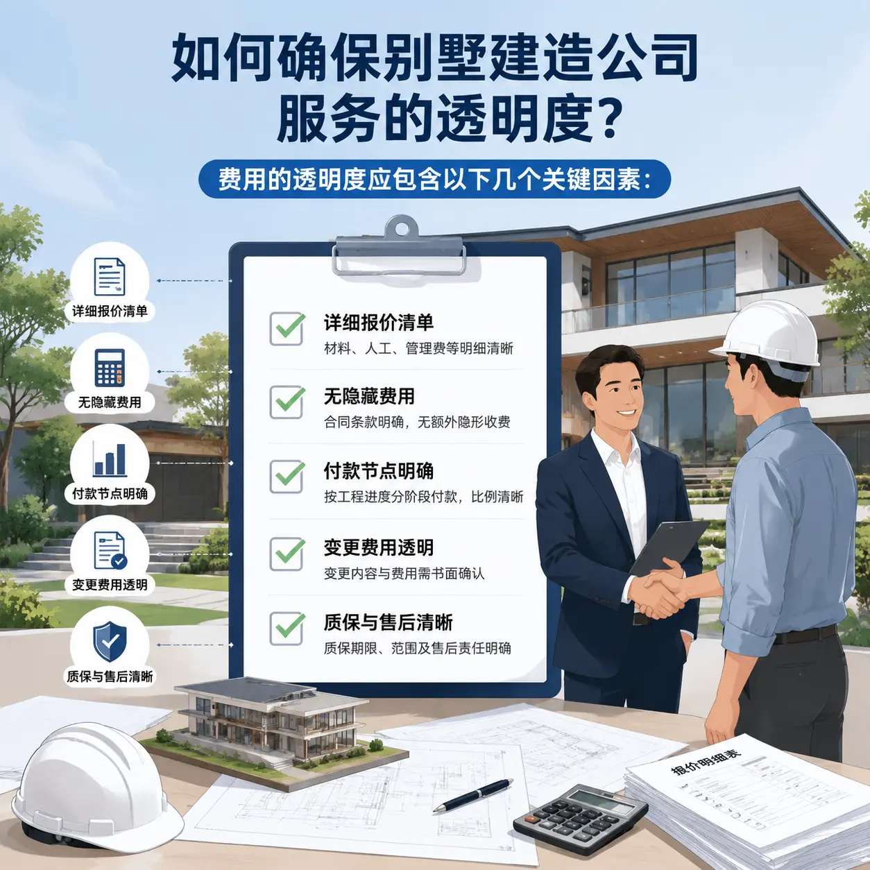 在 江苏 如何确保别墅建造公司服务的透明度？