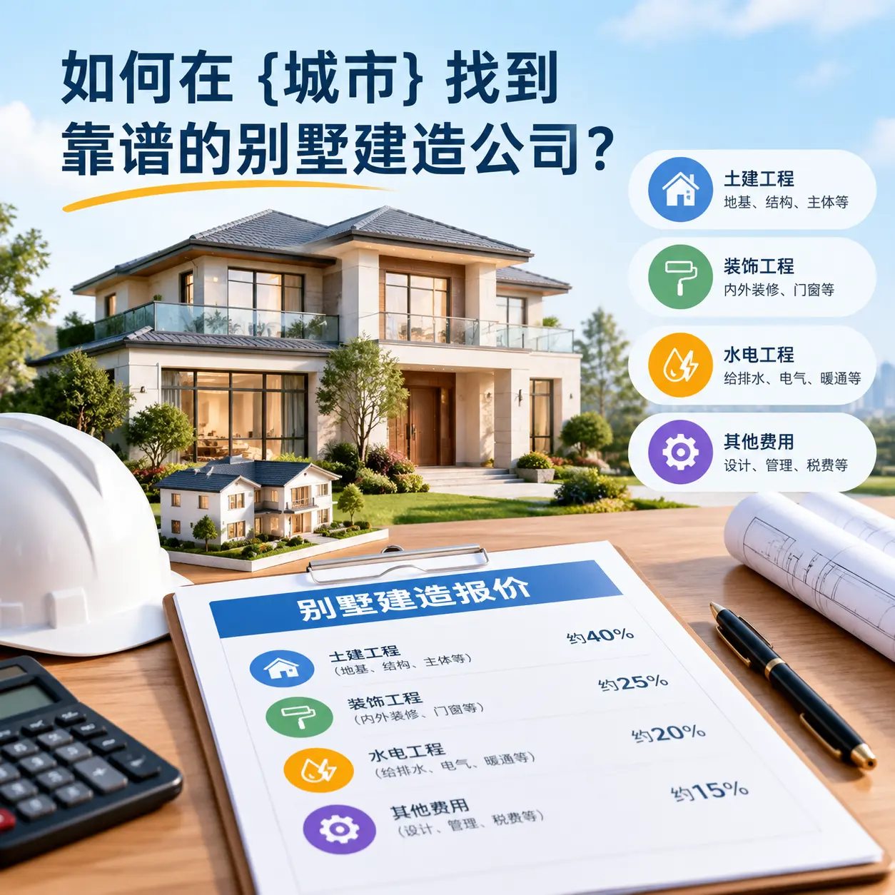 如何在 江苏 找到靠谱的别墅建造公司?