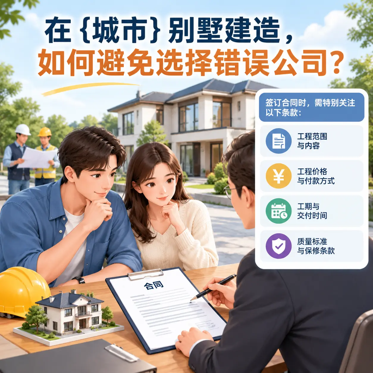 在 江苏 别墅建造,如何避免选择错误公司?