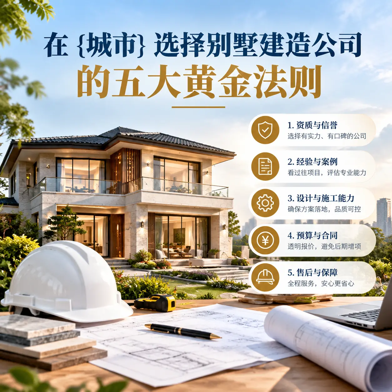 在 江苏 选择别墅建造公司的五大黄金法则