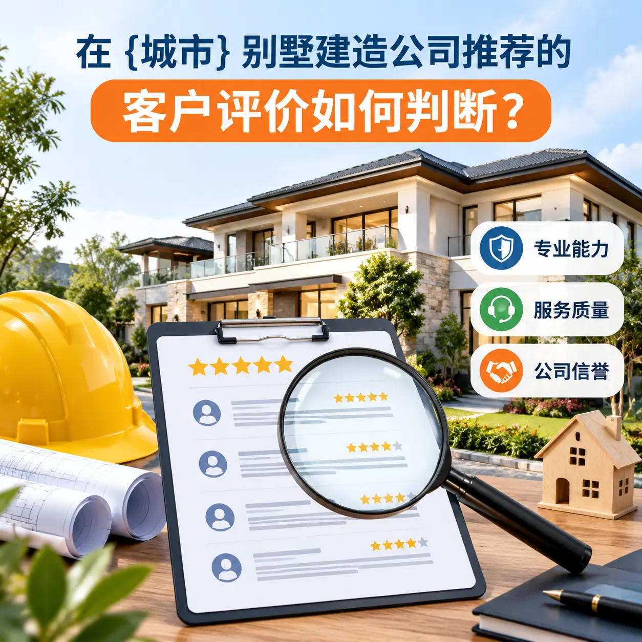 在 江苏 别墅建造公司推荐的客户评价如何判断?