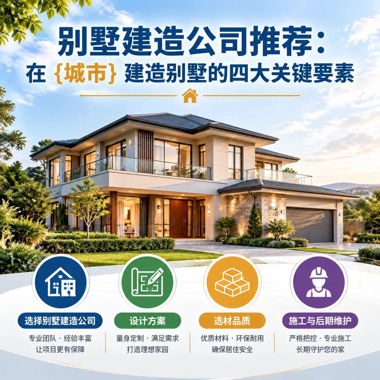 别墅建造公司推荐:在 江苏 建造别墅的四大关键要素