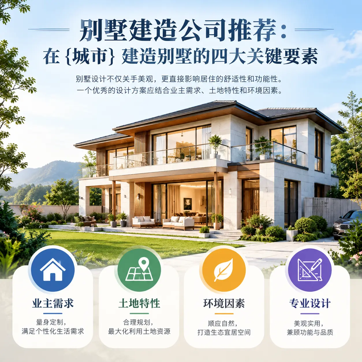 别墅建造公司推荐:在 江苏 建造别墅的四大关键要素