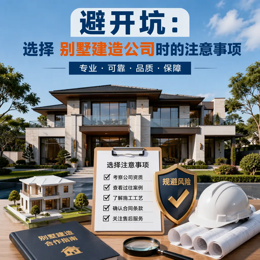 避开坑:选择 江苏 别墅建造公司时的注意事项
