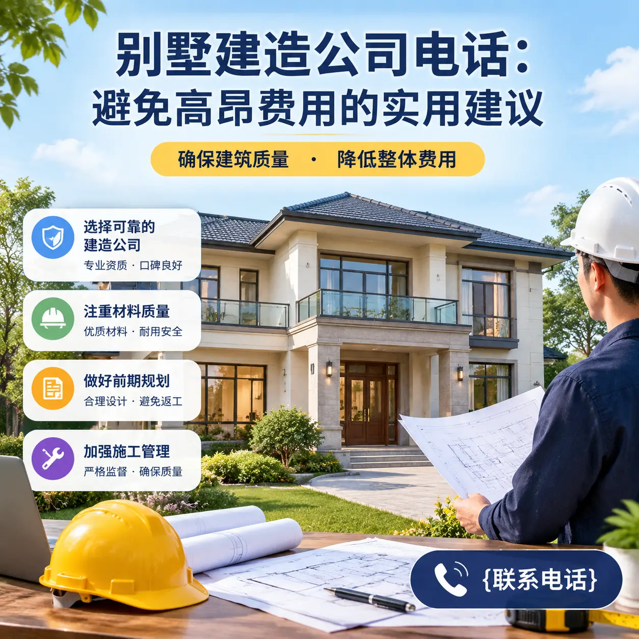 江苏别墅建造公司电话:避免高昂费用的实用建议
