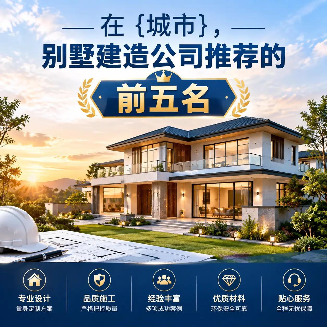 在 江苏，别墅建造公司推荐的前五名