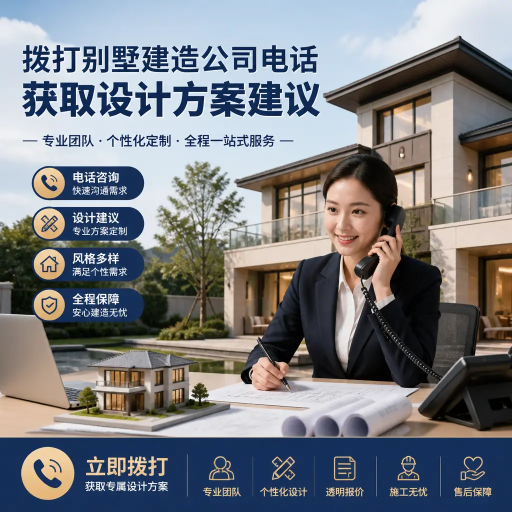 拨打江苏别墅建造公司电话，获取设计方案建议