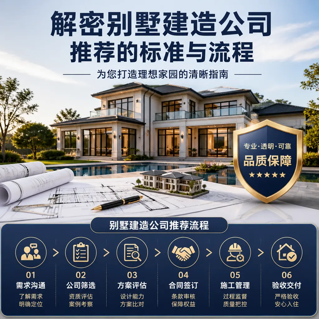 解密别墅建造公司推荐的标准与流程在 江苏