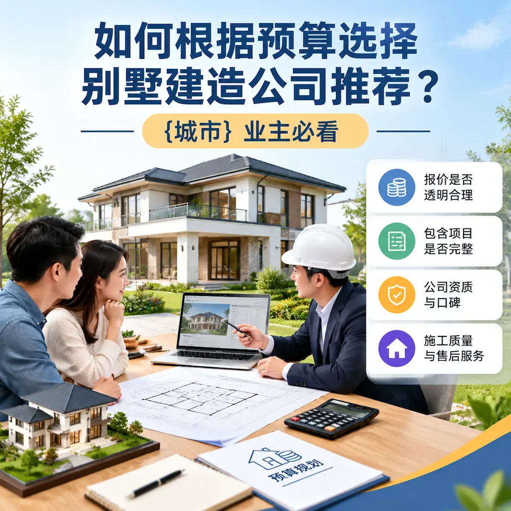 如何根据预算选择别墅建造公司推荐？ 江苏 业主必看