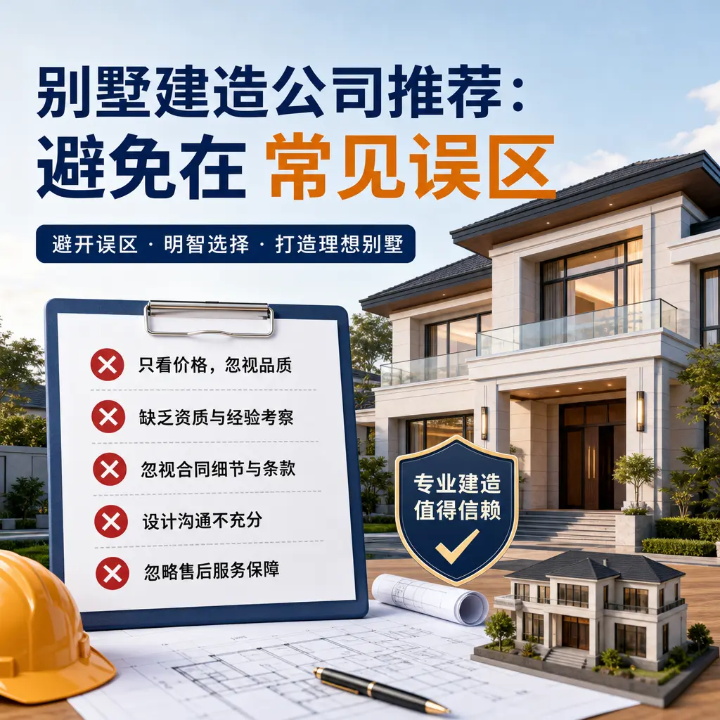 别墅建造公司推荐:避免在 江苏 的常见误区