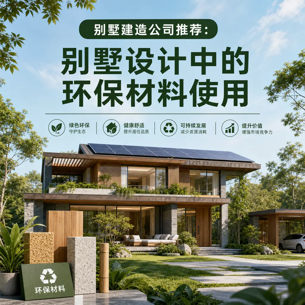 别墅建造公司推荐: 江苏 别墅设计中的环保材料使用
