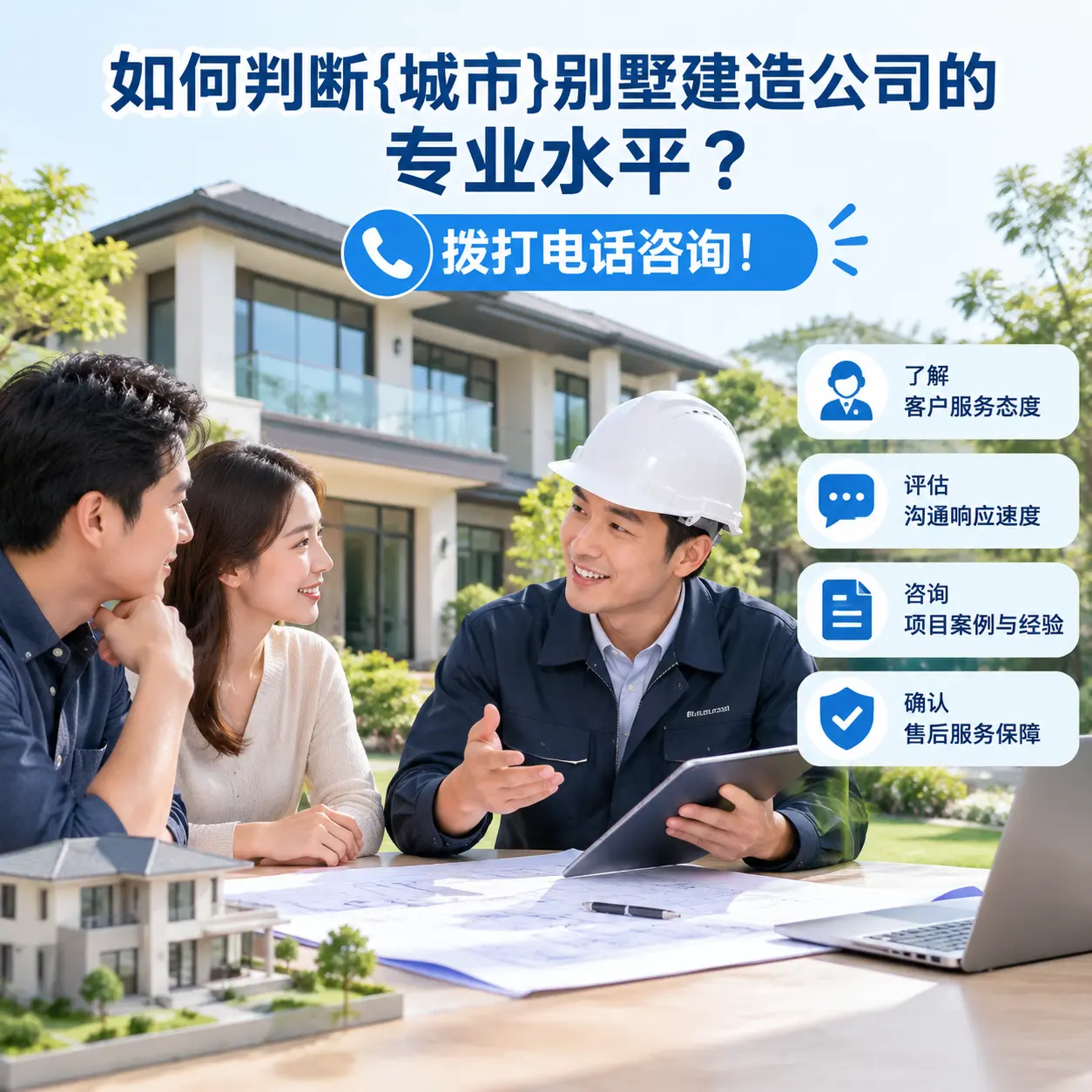 如何判断江苏别墅建造公司的专业水平？拨打电话咨询！