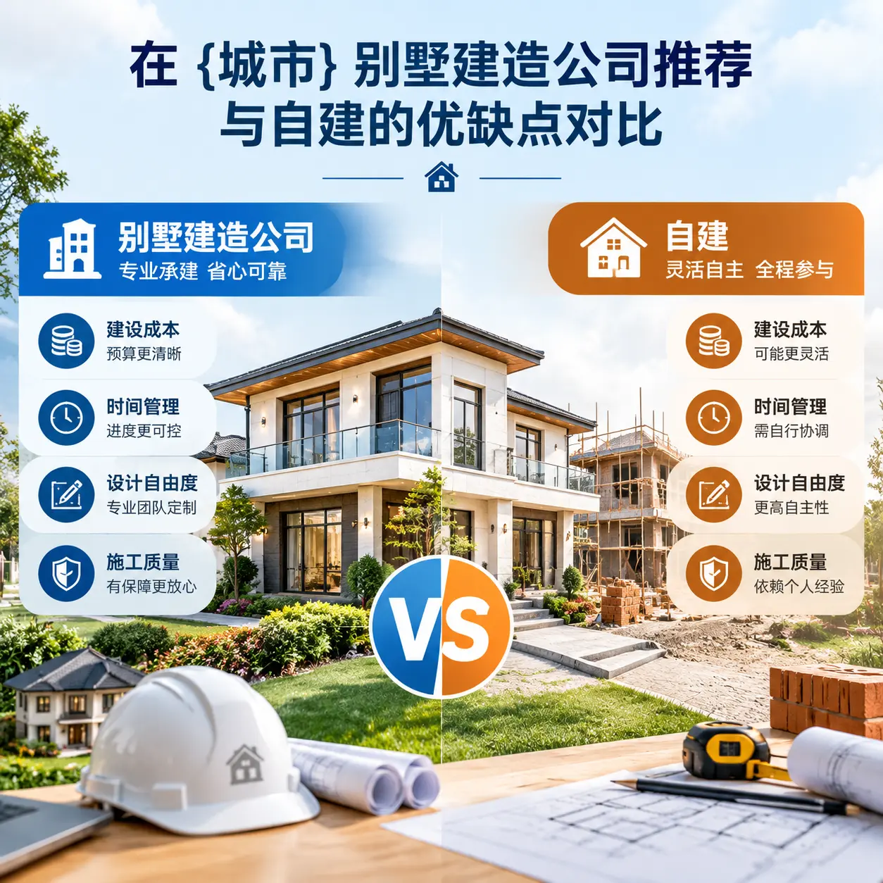 在 江苏 别墅建造公司推荐与自建的优缺点对比